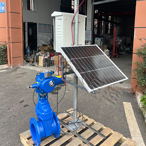 老边皓久 Z945X-16Q免布线太阳能电动闸阀 农业灌溉 支持远程智能控制